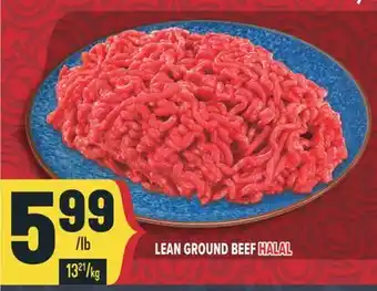 Marché Adonis LEAN GROUND BEEF HALAL offer