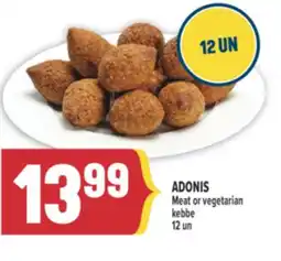 Marché Adonis ADONIS Meat or vegetarian kebbe offer