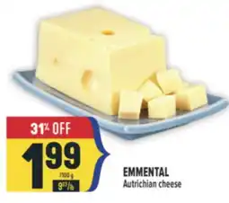 Marché Adonis EMMENTAL Autrichian cheese offer