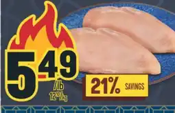 Marché Adonis BONELESS SKINLESS SPLIT CHICKEN BREAST HALAL offer