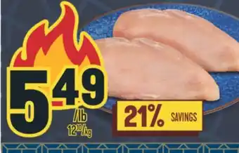 Marché Adonis BONELESS SKINLESS SPLIT CHICKEN BREAST HALAL offer