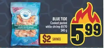 Marché Adonis BLUE TIDE COOKED PEELED WHITE SHRIMP 61/70 offer