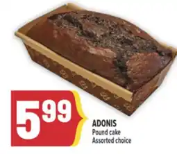 Marché Adonis ADONIS Pound cake offer