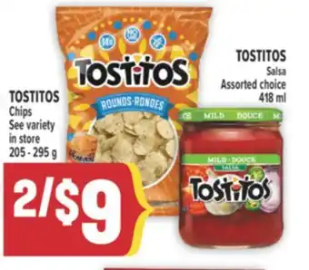 Marché Adonis TOSTITOS Chips, Salsa offer