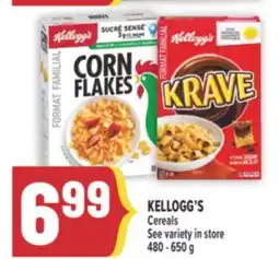 Marché Adonis KELLOGG'S Cereals offer