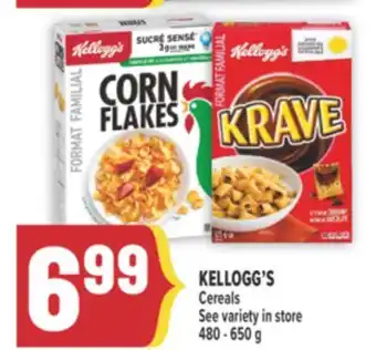 Marché Adonis KELLOGG'S Cereals offer