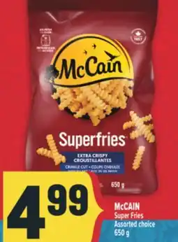 Marché Adonis McCAIN Super Fries offer