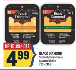 Marché Adonis BLACK DIAMOND Sliced cheddar cheese offer