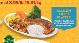 Marché Adonis Salmon Fillet Platter offer