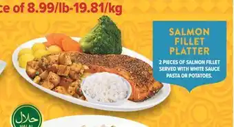 Marché Adonis Salmon Fillet Platter offer