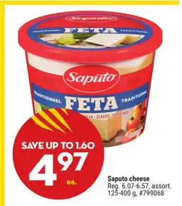 Giant Tiger Saputo cheese offer