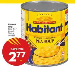 Giant Tiger Habitant soup offer