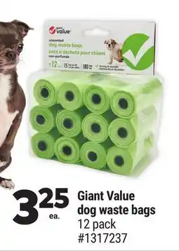 Giant Tiger Giant Value dog waste bags offer