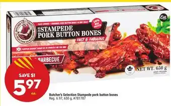 Giant Tiger Butcher's Selection Stampede pork button bones offer