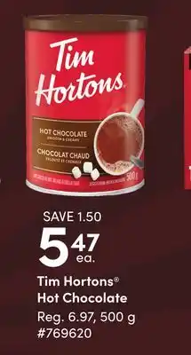 Giant Tiger Tim Hortons Hot Chocolate offer