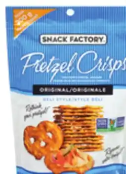 Giant Tiger Snack Factory Pretzel Crisps offer