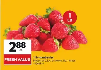 Giant Tiger 1 lb strawberries offer