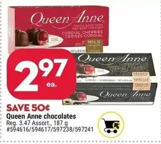 Giant Tiger Queen Anne chocolates offer