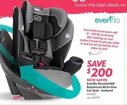 Babies 'R' Us Evenflo Revolve360 Rotational All-In-One Car Seat - Amherst offer