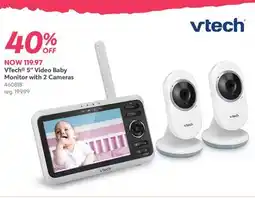 Babies 'R' Us VTech 5 Video Baby Monitor with 2 Cameras offer