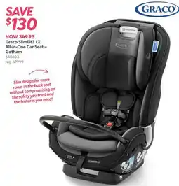 Babies 'R' Us Graco SlimFit3 LX All-in-One Car Seat – Gotham offer