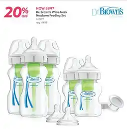 Babies 'R' Us Dr. Brown's Wide-Neck Newborn Feeding Set offer