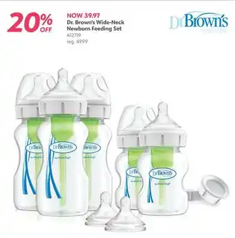 Babies 'R' Us Dr. Brown's Wide-Neck Newborn Feeding Set offer