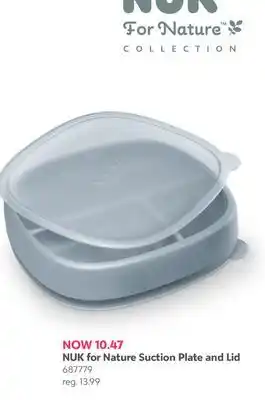 Babies 'R' Us NUK for Nature Suction Plate and Lid offer