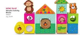 Babies 'R' Us Wooden Activity Blocks offer