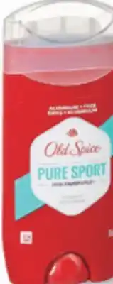 Familiprix Old Spice High Endurance Pure Sport aluminum-free deodorant stick 85g offer