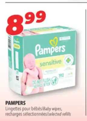 Familiprix PAMPERS Baby wipes, selected refills offer