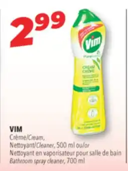 Familiprix VIM, Cream, Cleaner, 500 ml or /Bathroom spray cleaner, 700 ml offer