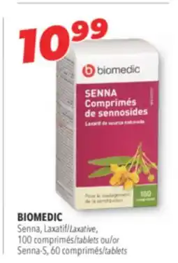 Familiprix BIOMEDIC Laxative tablets or 60 tablets offer