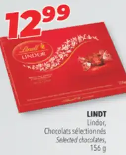 Familiprix LINDT, Selected chocolates, 156 g offer