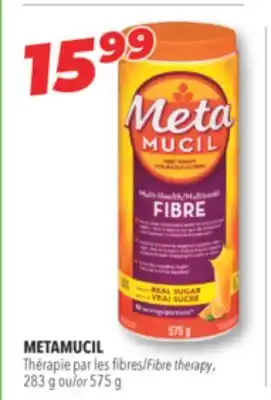 Familiprix METAMUCIL, Fibre therapy, 283 g or 575 g offer