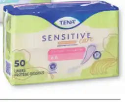 Familiprix Tena Sensitive Care Extra Coverage liners very light absorbency - Long 50un offer