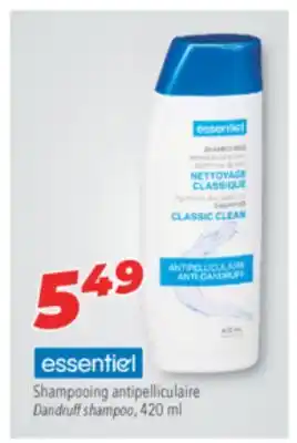 Familiprix ESSENTIEL, Dandruff shampoo, 420 ml offer