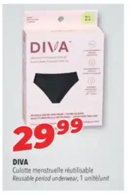 Familiprix DIVA, Reusable period underwear, 1 unit offer