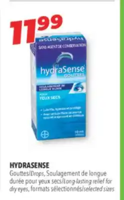 Familiprix HydraSense drops for dry eyes 10ml offer