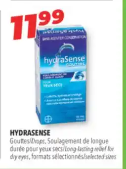 Familiprix HYDRASENSE Long-lasting relief for dry eyes offer