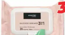 Familiprix essentiel COSMETIC Makeup remover wipes 3 in 1, 25 wipes offer