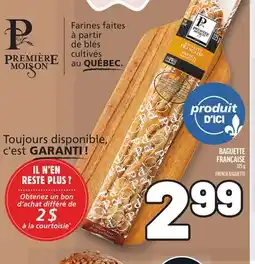 Metro BAGUETTE FRANÇAISE PREMIÈRE MOISON | PREMIÈRE MOISON FRENCH BAGUETTE offer