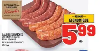 Metro SAUCISSES FRAÎCHES | FRESH SAUSAGES offer