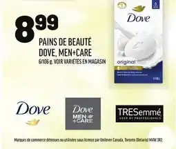 Metro PAINS DE BEAUTÉ DOVE, MEN + CARE offer