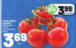 Metro TOMATES ROUGES EN GRAPPE | STEMMED RED TOMATOES offer