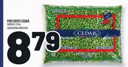 Metro POIS VERTS CEDAR | CEDAR FROZEN GREEN PEAS offer