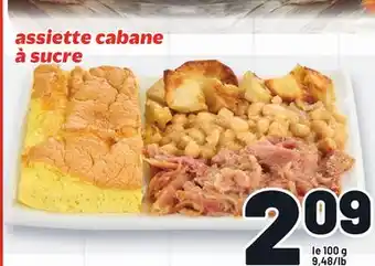 Metro ASSIETTE CABANE À SUCRE offer