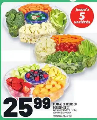 Metro PLATEAU DE FRUITS OU DE LÉGUMES 13 | FRUIT OR VEGETABLE 13 TRAY offer