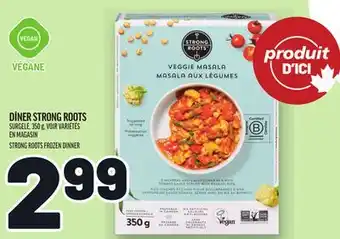 Metro DÎNER STRONG ROOTS | STRONG ROOTS FROZEN DINNER offer