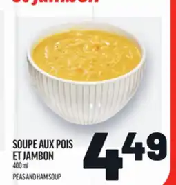 Metro SOUPE AUX POIS ET JAMBON | PEAS AND HAM SOUP offer